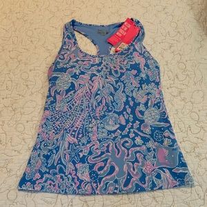 NWT Lilly Pulitzer Mina Bra Tank in Boca Blue - Size M